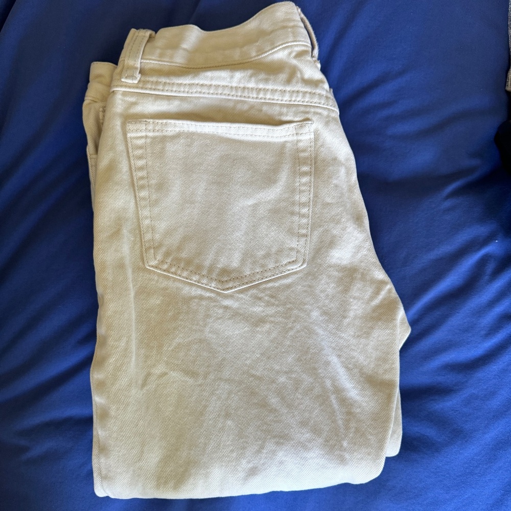 J Galt Cream jeans, Size S. Size 25, Straight Leg
